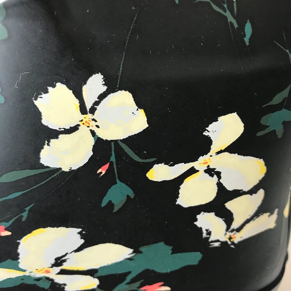 New Black Floral Vicki Mid Calf Waterproof Rain Boots ~ A New Day Size 7 - Picture 6 of 11